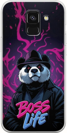 Boss Life Panda Samsung Galaxy A6 2018 Flexible TPU Transparent Silicone