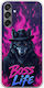 Boss Life Wolf Samsung Galaxy M55 5G Flexible TPU Transparent Silicone