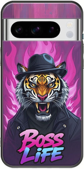Калъф Boss Life Tiger за Google Pixel 8 Pro 5G от черен TPU силикон