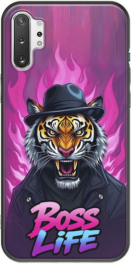 Калъф Boss Life Tiger за Samsung Galaxy Note 10 Plus, черен TPU силикон