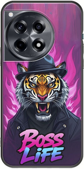 Boss Life Tiger Oneplus 12 5g Black Tpu Μαύρη Σιλικόνη