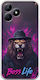Boss Life Löwe Realme C51 Flexibles TPU Transparentes Silikon