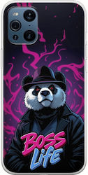 Boss Life Panda Oppo Find X3 Pro 5g Гъвкав TPU Прозрачен Силикон Boss Life Panda Oppo Find X3 Pro 5g Гъвкав TPU Прозрачен Силикон