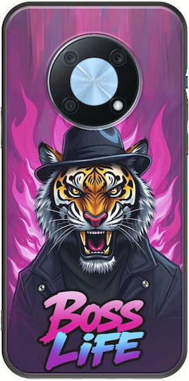 Boss Life Tiger Huawei Nova Y90 Black TPU Black Silicone