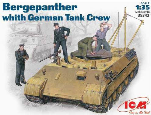 Icm Φιγούρα Μοντελισμού Bergepanther German Tank Crew 1:35 35342