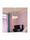 Pakketo Loopy Pendant Light Purple with Socket E27 30x30x18cm