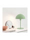 Megapap Favori Metal Table Lamp for Socket E27 with Green Shade and Base