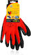 Tpster Gloves for Work Red Latex 1pcs