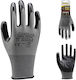 Cresman Gloves for Work Gray Nitrile/Polyester ...