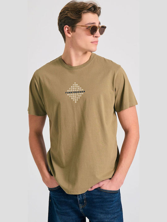 Funky Buddha T-Shirt Khaki