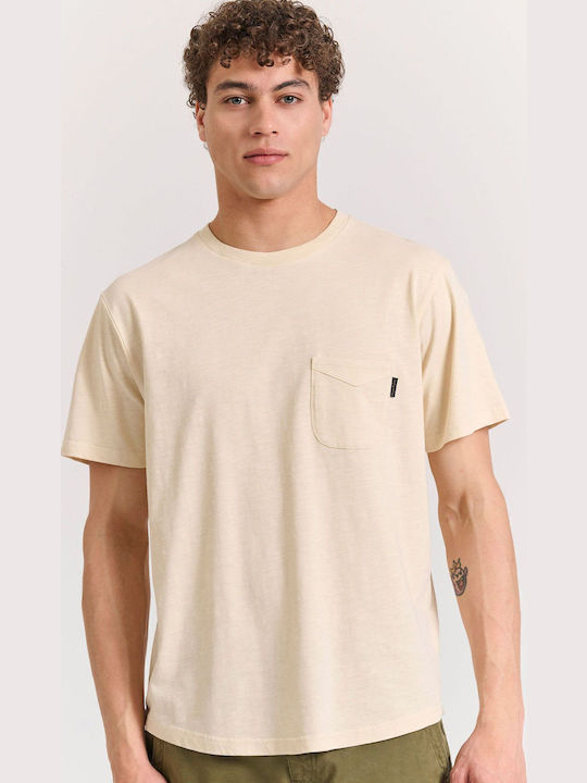 Funky Buddha T-shirt Μπεζ