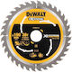 DEWALT Disc de tăiere Lemn cu 40 Dinti 190mm