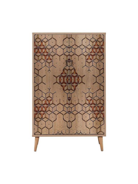 Ξύλινη Παπουτσοθήκη Multibox 80x36x127cm