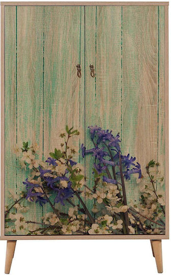 Holz Schuhschrank Multibox 80x36x127cm
