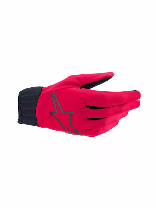 Alpinestars A-Dura Rain Sommerzeit Männer Motocross Handschuhe Rot Flow