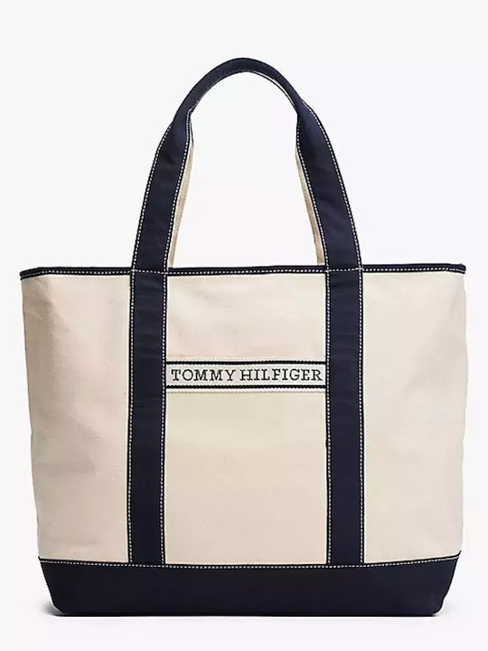 Tommy Hilfiger Γυναικεία Tote Τσάντα Υφασμάτινη