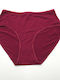 High-waisted Women's Slip Burgundy