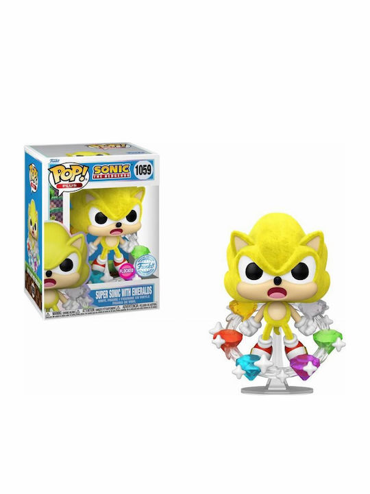 Funko Pop! Spiele: Sonic The Hedgehog - Super Sonic 1059 Beflockt Exklusiv