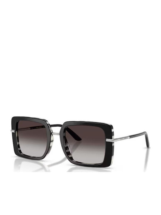 Dolce & Gabbana Women's Sunglasses with Black Frame and Gray Gradient Lens DG4491 33728G
