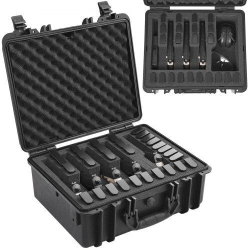 Vevor Gun Case Pre-cut Foam 5 Pistols Lockable Case Yzsqhrn5zq18c7te3v0