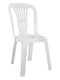 Scaun de exterior Plastic Vienei Alb 44x50x87cm