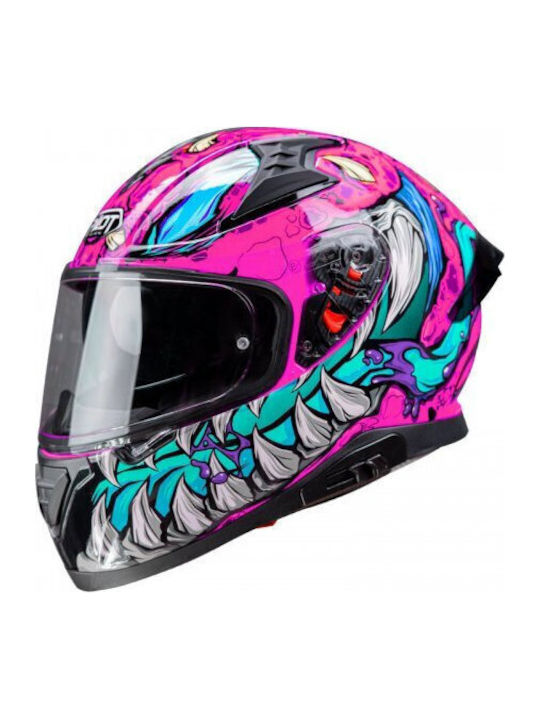 Pilot Snake SV Full Face με Sun Visor ECE 22.06 Reptile-X Pink Gloss Pilot Snake SV Full Face με Sun Visor ECE 22.06 Reptile-X Pink Gloss
