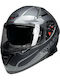 Pilot Snake sv Magnetic Metallic Gloss Motorcycle Helmet Full Face ECE 22.06 1550gr with Sunvisor