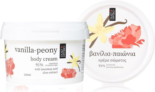Dust+Cream Moisturizing Cream Body with Aroma Vanilla for Dry/Very Dry Skin 250ml