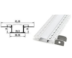 Atman Aluminiumprofil für LED-Streifen für Gipskarton