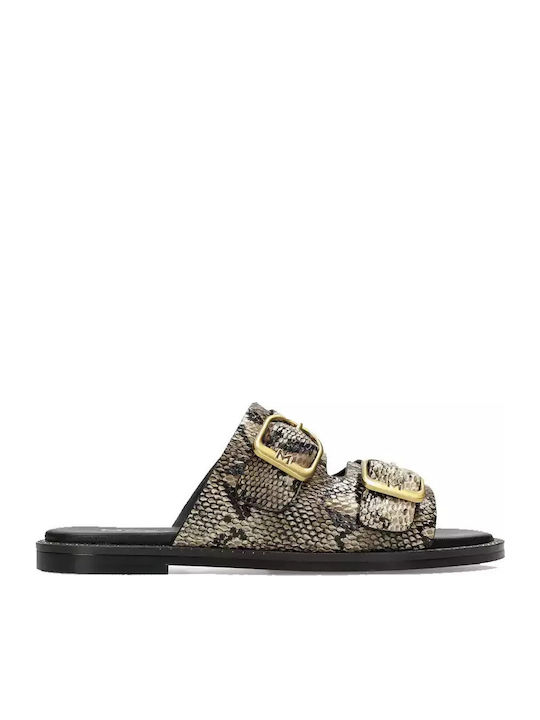 Mexx Leather Women's Flat Sandals