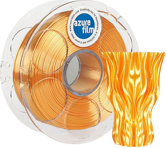 Azurefilm PLA 3D Drucker Filament 1.75mm Flammen-Orange 1kg 1 Stück (Spule)