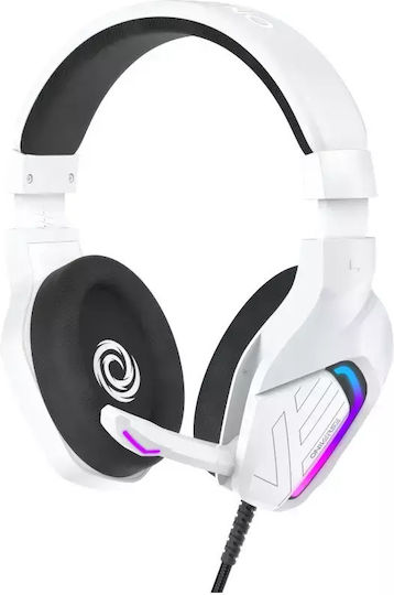 Oniverse Meteor Căști Gaming Over Ear Cu Conectivitate 3,5 Mm USB Alb Pentru Nintendo Switch PC PS4 PS5 XBOX