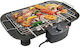 Tabletop Electric Grill Grill 1500W Inox with Adjustable Thermostat 45cmx27cmcm