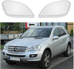 Κρύσταλλα Φαναριών Mercedes-benz Ml-class W164 05-08 Ζευγάρι 2 Τεμάχια