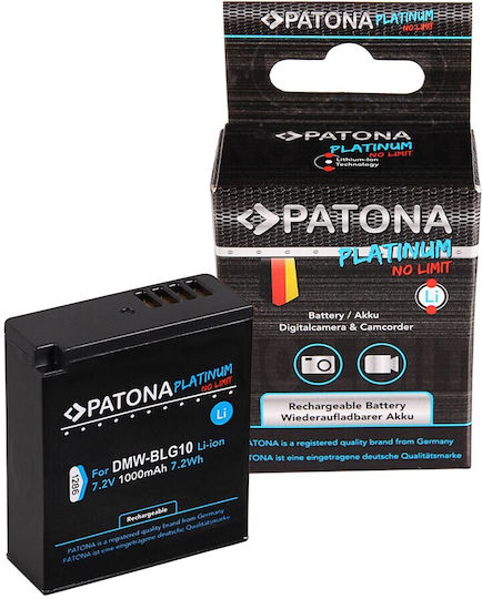Patona Platinum Battery F Panasonic DMW-BLG10 DMW-BLE9 DMC-GF3 DMC-LX85 DMC-LX100