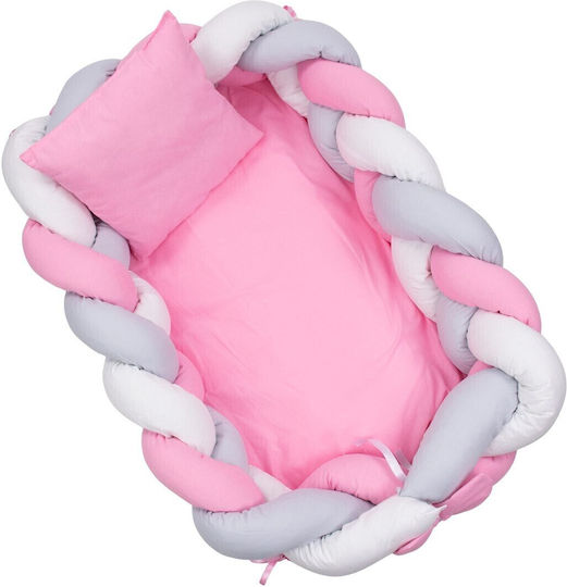 Kamtex Baby Pernă pentru bebeluși în formă de cuib Pink 45x70buc