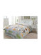 Kids Duvet Cover Single Gray 160x220cm