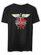 T-Shirt Bon Jovi Art1 Rock Avenue Schwarz