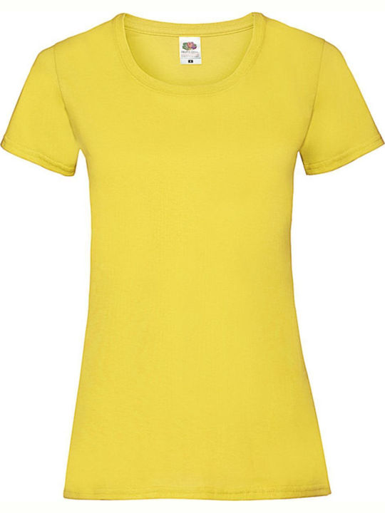 Fruit of the Loom Valueweight T Bărbătesc Yellow