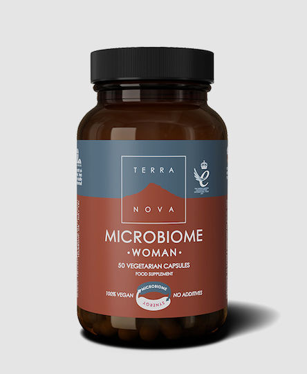 TerraNova Microbiome Woman Ειδικό Συμπλήρωμα Διατροφής 50 φυτικές κάψουλες