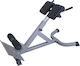 AMILA Adjustable Workout Bench Dorsal Ασημί