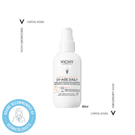 Vichy Capital Soleil UV-Age Daily Αντηλιακή Κρέμα Προσώπου SPF50+ 80ml