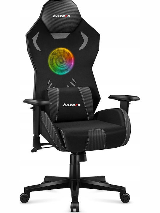Huzaro Combat 7.6 Fabric Gaming Chair with Adjustable Armrests and RGB Lighting Black