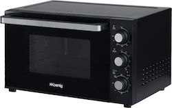 HKoenig Cuptor electric 30lt Fara arzatoare Negru