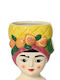 Kaemingk Ghiveci Ceramică Multicolor 8.5x8.5x13.5εκ.