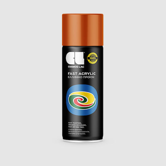 Cosmos Lac Spray Farbe Acryl Orange RAL2010 SIGNALORANGE 400ml