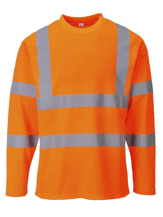 Bluză Reflectorizantă Portocalie Cu Mâneci Lungi Și Benzi Reflectorizante S278ORR Portwest