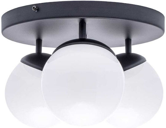 Eko Light Plafonieră de Tavan Neagră