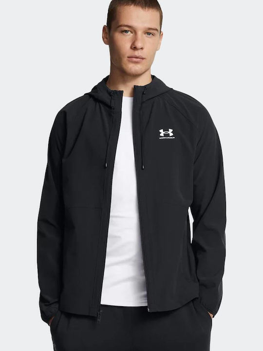 Under Armour Jacket Windproof Black 1390149-001 | Skroutz.mt