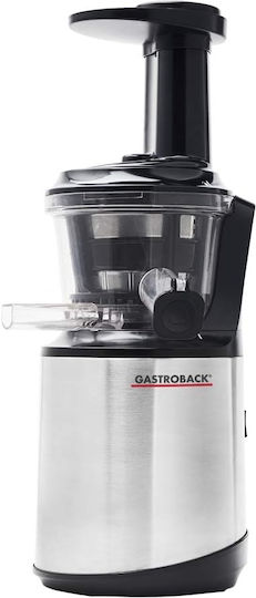 Gastroback Αποχυμωτής Αργής Σύνθλιψης 150W Ασημί